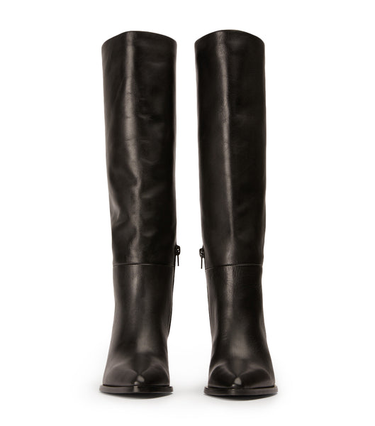 Black Tony Bianco Peppe Black Como 7.5cm Knee High Boots | DILKV96906