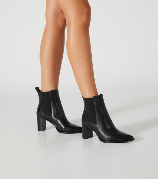 Black Tony Bianco Piston Black Como 7.5cm Ankle Boots | XILGW33098