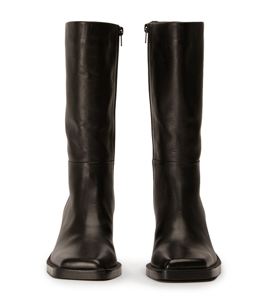 Black Tony Bianco Prestige Black Como 8cm Knee High Boots | AILWC93614