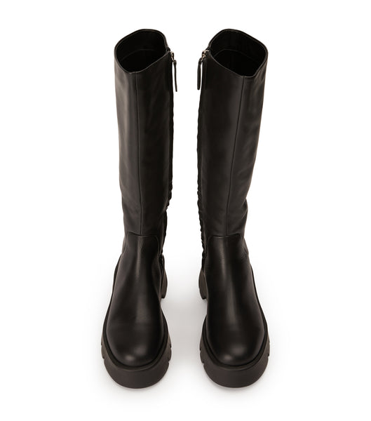 Black Tony Bianco Rage Black Turin 5.5cm Mid Calf Boots | LILTR42616