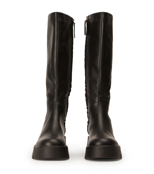 Black Tony Bianco Rage Black Turin 5.5cm Mid Calf Boots | LILTR42616