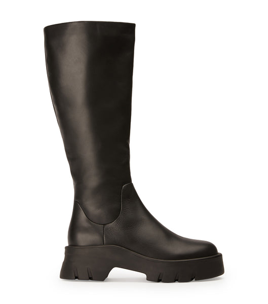 Black Tony Bianco Rage Black Turin 5.5cm Mid Calf Boots | LILTR42616