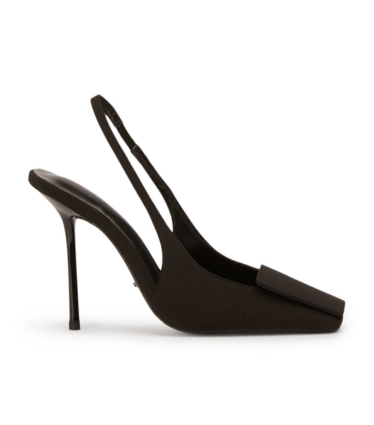 Black Tony Bianco Rue Black Crepe 10.5cm Event Heels | UILTG50074