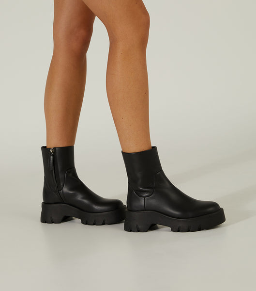 Black Tony Bianco Rumble Black Turin 5.5cm Ankle Boots | ILJVR30166