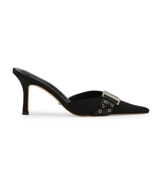 Black Tony Bianco Samma Black Grosgrain/Black Como 8cm Event Heels | DILVO38502