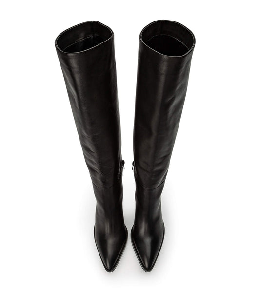 Black Tony Bianco Skyla Black Como 9cm Knee High Boots | MILHR62614