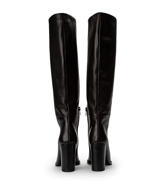 Black Tony Bianco Skyla Black Como 9cm Knee High Boots | MILHR62614