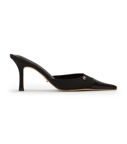 Black Tony Bianco Stack Black Grosgrain/Black Como 8cm Low Heels | XILBH40041