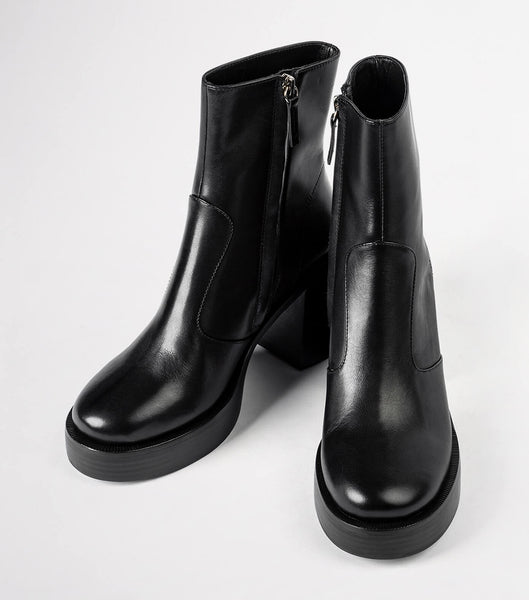 Black Tony Bianco Thunder Black Como 9cm Ankle Boots | SILNY22268