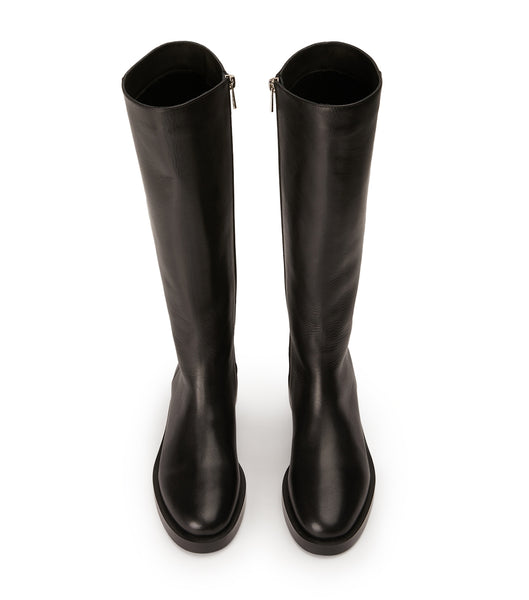 Black Tony Bianco Torres Black Como 4cm Mid Calf Boots | ILICD79947