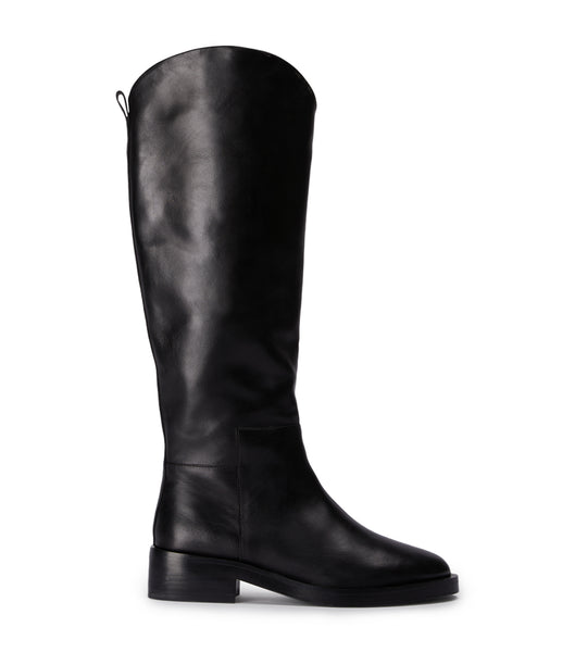 Black Tony Bianco Tyler Black Como 4cm Knee High Boots | QILWA54166