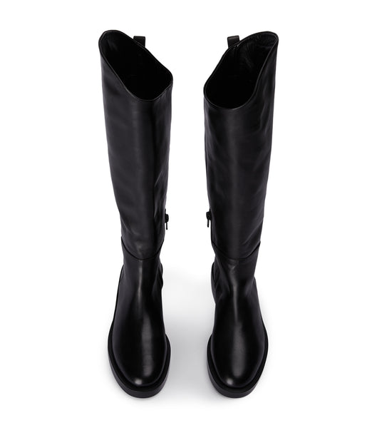 Black Tony Bianco Tyler Black Como 4cm Mid Calf Boots | TILPQ76908