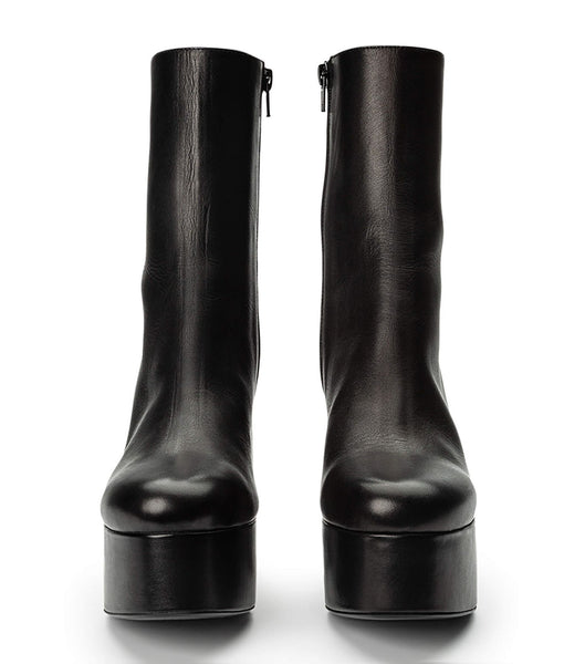 Black Tony Bianco Tyra Black Como 12cm Heeled Boots | AILWC40416