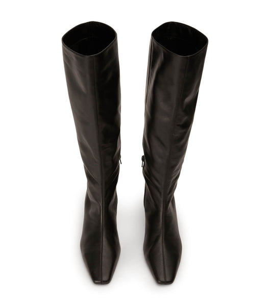 Black Tony Bianco Vixon Black Venice 5cm Mid Calf Boots | BILSO75622