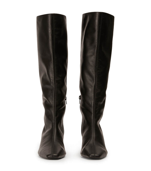 Black Tony Bianco Vixon Black Venice 5cm Mid Calf Boots | BILSO75622