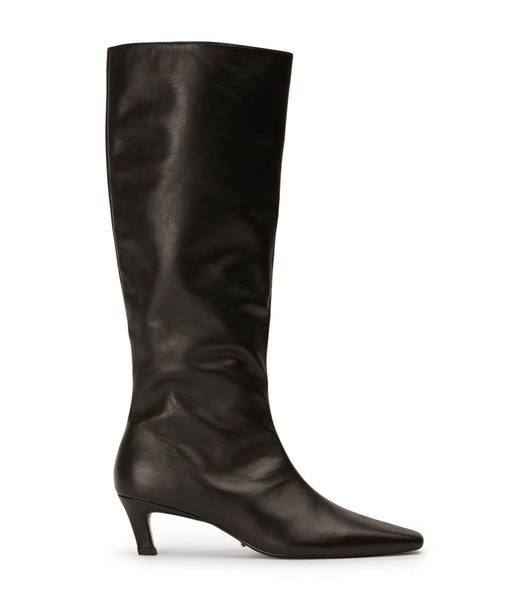 Black Tony Bianco Vixon Black Venice 5cm Knee High Boots | GILEC60060