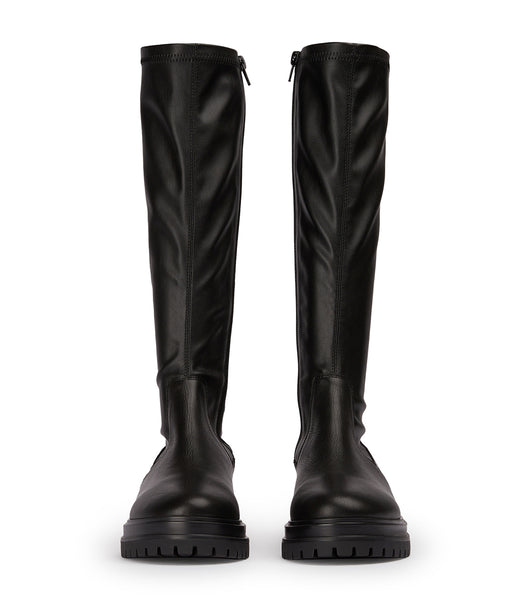 Black Tony Bianco Waze Black Venice/Black Venezia 4.5cm Knee High Boots | ILJKU33339