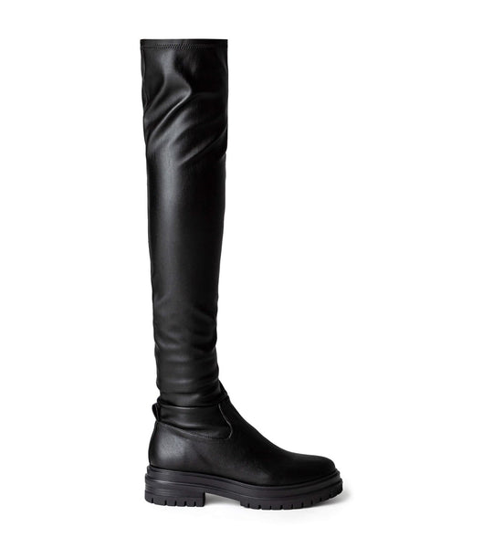 Black Tony Bianco Wild Black Venezia 4.5cm Combat Boots | FILHY62365