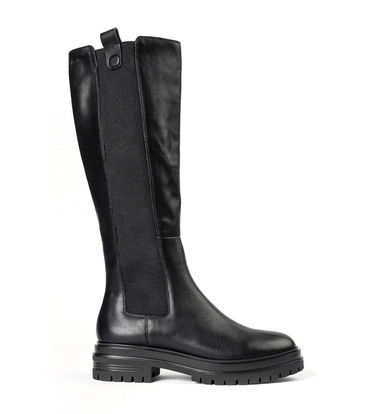 Black Tony Bianco Winx Black Venice 4.5cm Knee High Boots | EILVG56140