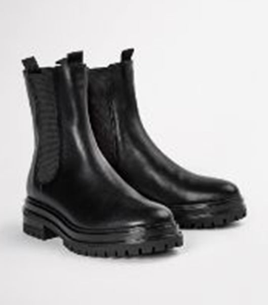 Black Tony Bianco Wolfe Black Como 4.5cm Ankle Boots | GILUC73599