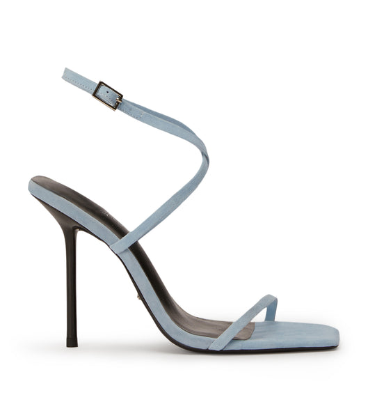 Blue Tony Bianco Naxos Sky Suede 10.5cm Event Heels | ILJZR52963