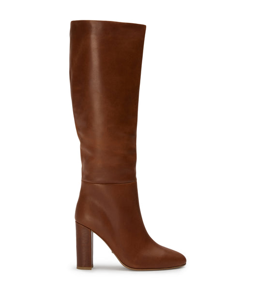 Brown Tony Bianco Boss Cognac 9.5cm Heeled Boots | QILWA29057