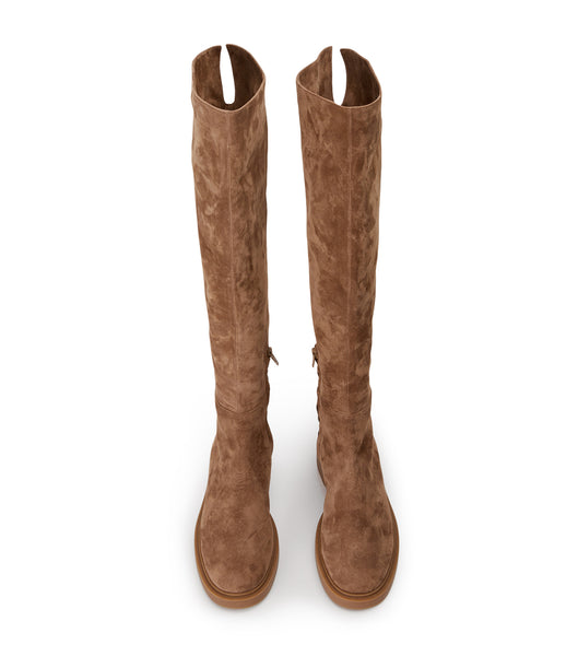 Brown Tony Bianco Chasey Saddle Suede 4.5cm Knee High Boots | ILJZR47118