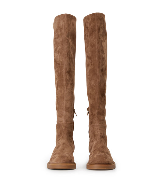 Brown Tony Bianco Chasey Saddle Suede 4.5cm Knee High Boots | ILJZR47118