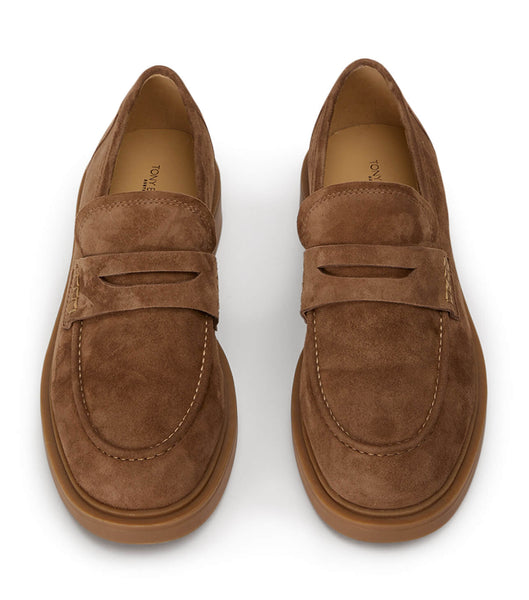 Brown Tony Bianco Cherish Saddle Suede 4.5cm Loafers | TILPQ81820