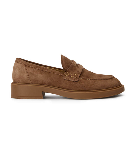 Brown Tony Bianco Cherish Saddle Suede 4.5cm Loafers | TILPQ81820