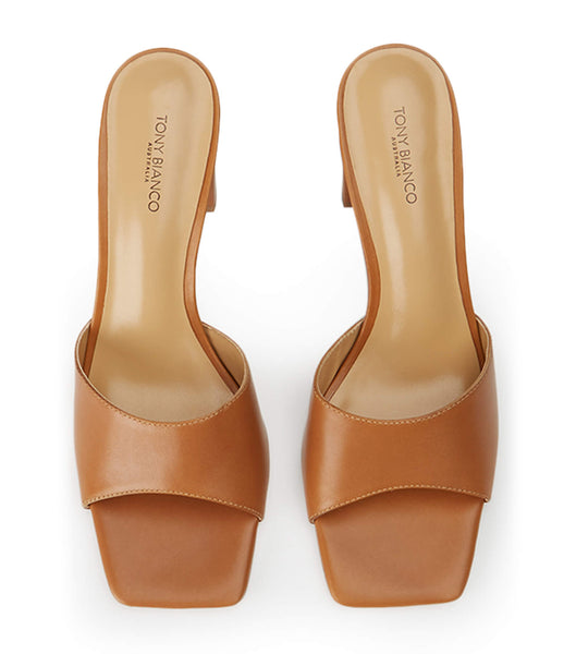 Brown Tony Bianco Cyrus Tan Como 8.5cm Low Heels | LILSX13823