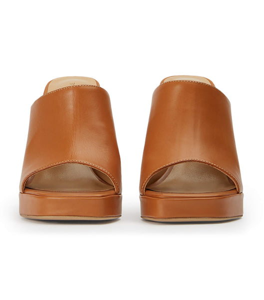 Brown Tony Bianco Dover Tan Como 11.5cm Block Heels | FILUI82369