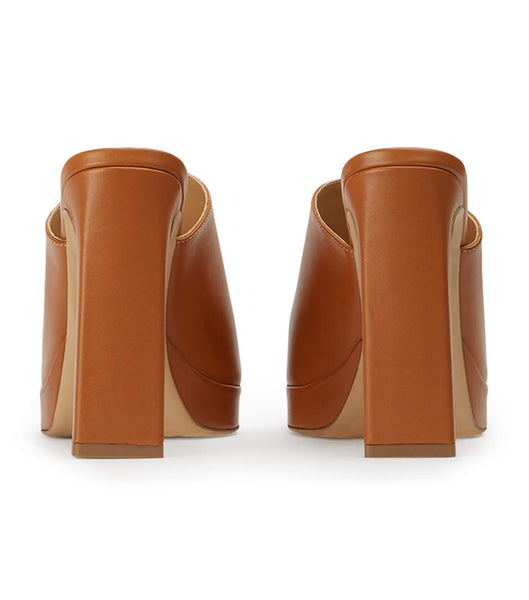 Brown Tony Bianco Dover Tan Como 11.5cm Block Heels | FILUI82369