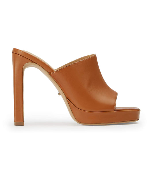 Brown Tony Bianco Dover Tan Como 11.5cm Block Heels | FILUI82369