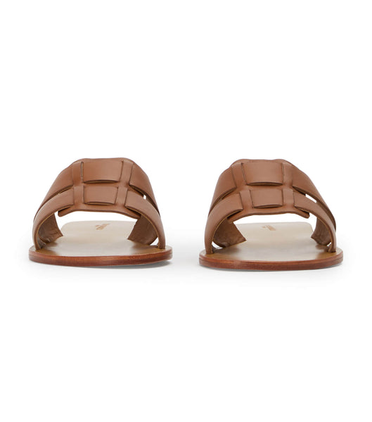 Brown Tony Bianco Force Tan 1cm Sandals | PILQX20916