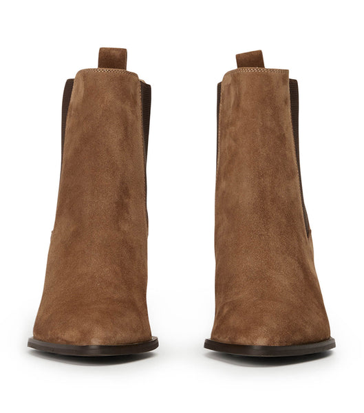 Brown Tony Bianco Piston Saddle Suede 7.5cm Ankle Boots | ILJZR63558