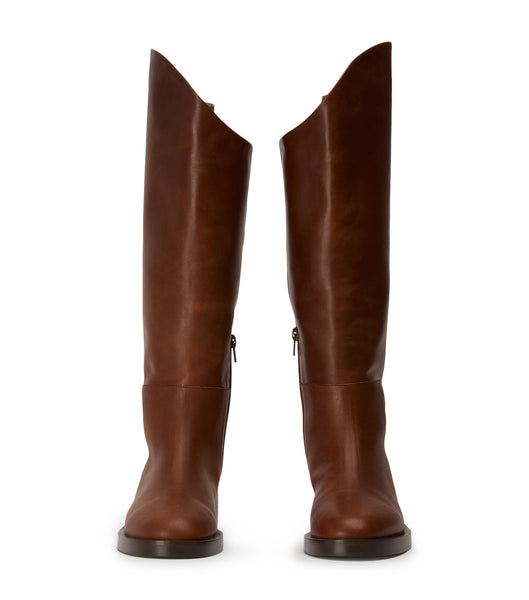 Brown Tony Bianco Tyler Cognac 4cm Mid Calf Boots | YILVQ89326