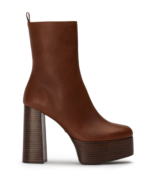 Brown Tony Bianco Tyra Cognac 12cm Ankle Boots | BILSO96983