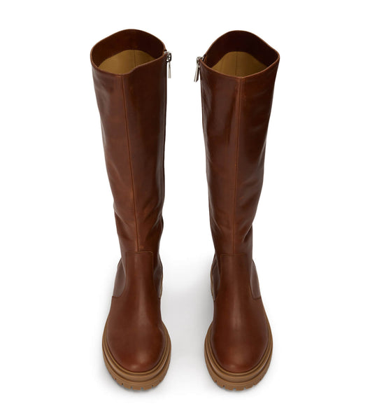 Brown Tony Bianco Wanda Cognac 4.5cm Knee High Boots | LILTR26006