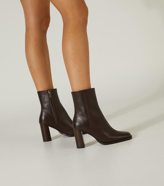 Chocolate Tony Bianco Astoria Choc Como 8.5cm Ankle Boots | QILWA78463