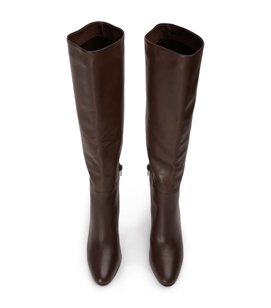 Chocolate Tony Bianco Boss Choc Como 9.5cm Mid Calf Boots | TILWZ93672