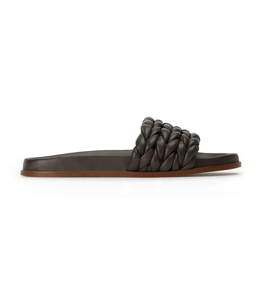 Chocolate Tony Bianco Layton Chocolate Nappa Sandals | FILHY51169