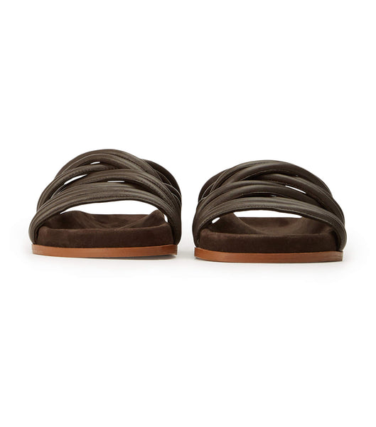 Chocolate Tony Bianco Loki Chocolate Nappa Sandals | FILUI91899