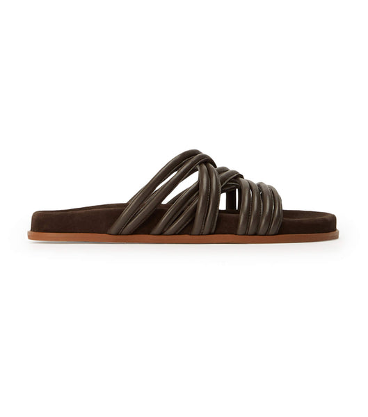 Chocolate Tony Bianco Loki Chocolate Nappa Sandals | FILUI91899