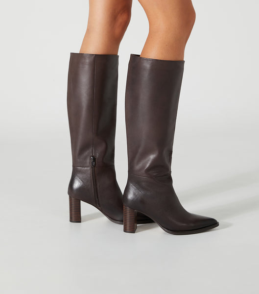 Chocolate Tony Bianco Peppe Choc Como 7.5cm Mid Calf Boots | TILWZ61839