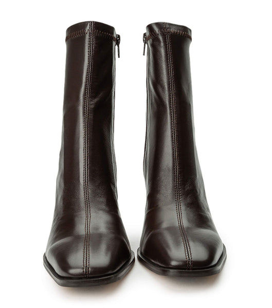 Chocolate Tony Bianco Rover Chocolate Nappa 8.5cm Stretch Boots | ILEGJ97324