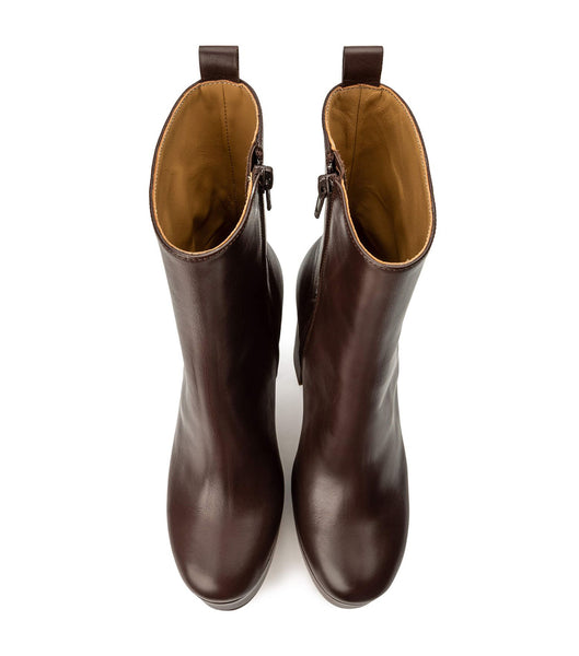 Chocolate Tony Bianco Tyra Choc Como 12cm Heeled Boots | UILND19332