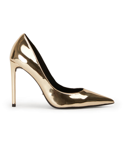 Gold Tony Bianco Anja Gold Shine 10.5cm Court Shoes | ILQCS11104