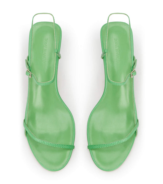 Green Tony Bianco Caprice Acid Green 7cm Event Heels | ILEAH14984