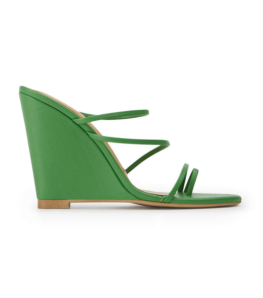 Green Tony Bianco Gaia Acid Green 11cm Wedges | PILQX71644